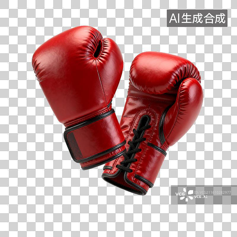 【AI数字艺术】红色拳击手套图片素材