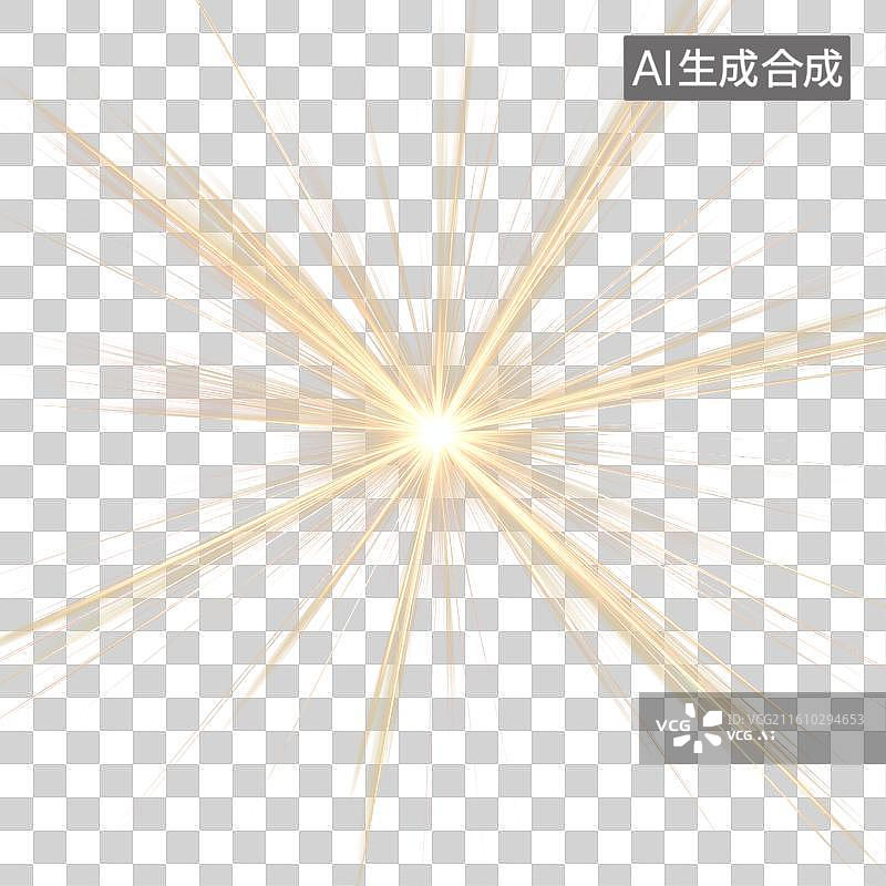 【AI数字艺术】科技光芒图片素材