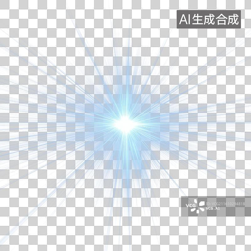 【AI数字艺术】科技光芒图片素材