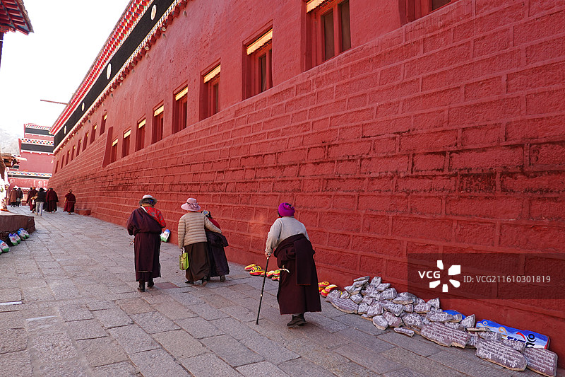 四川省甘孜州德格县德格印经院图片素材