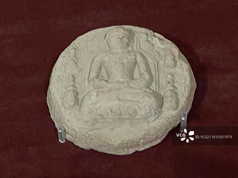 泥塔婆 西夏 1990年宁夏银川市贺兰县宏佛塔出土 宁夏博物馆藏图片素材