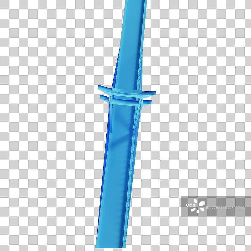 3D渲染的泉州晋江大桥元素图片素材