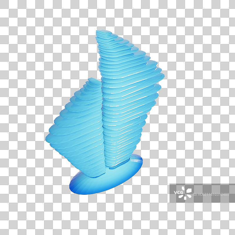 3D渲染的泉州海丝艺术公园元素图片素材