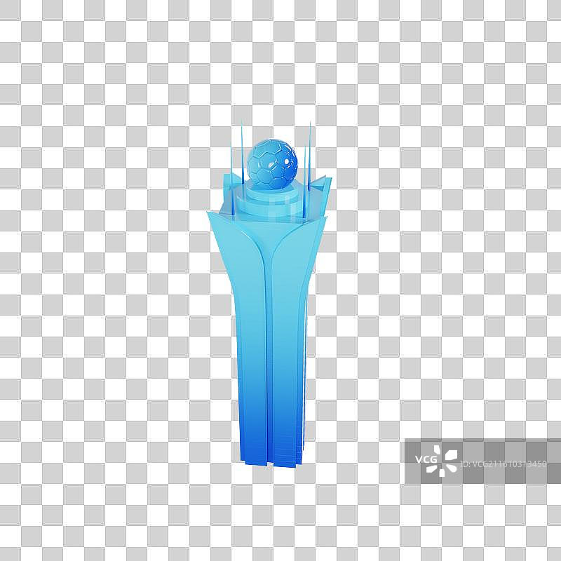 3D渲染的泉州紫帽山标志建筑元素泉州城市元素图片素材