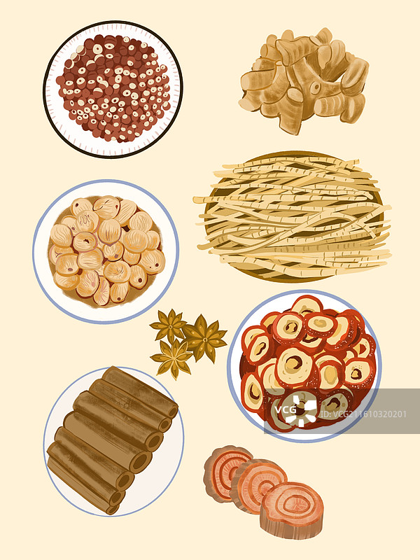 许多中药图片素材