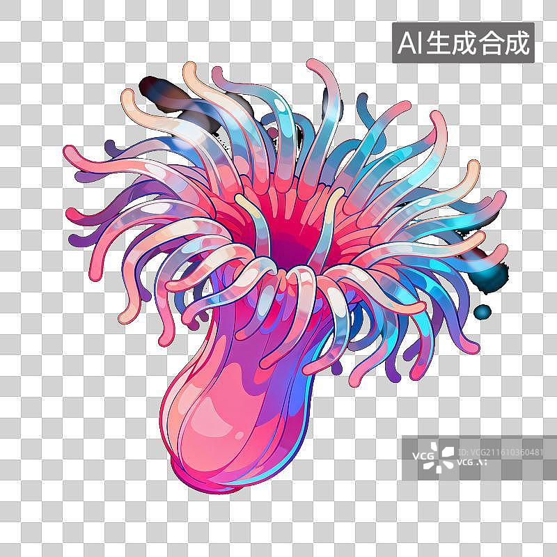 【AI数字艺术】海葵图片素材