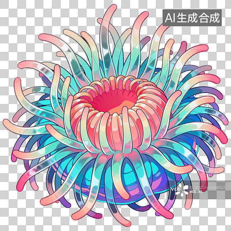 【AI数字艺术】海葵图片素材
