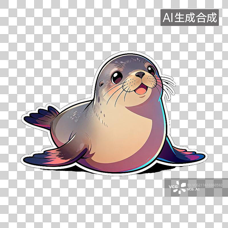 【AI数字艺术】海狮图片素材