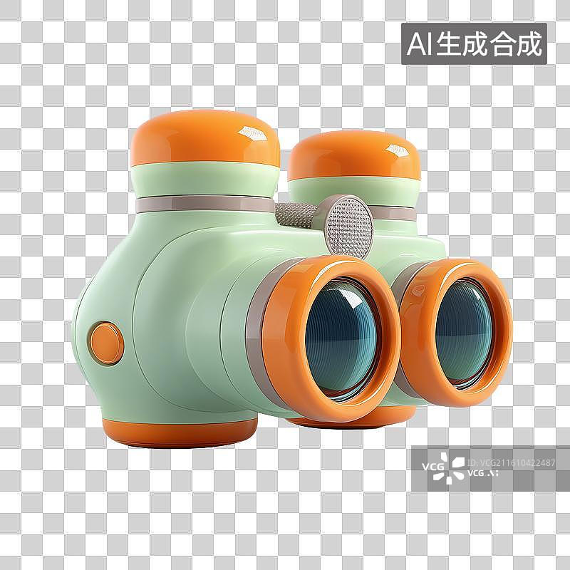 【AI数字艺术】可爱望远镜图片素材