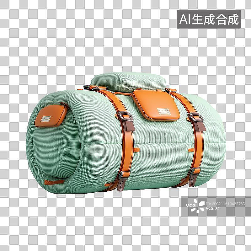 【AI数字艺术】3d可爱睡袋图片素材