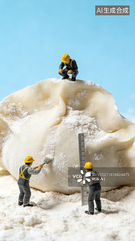 【AI数字艺术】微缩移轴二十四节气大雪冬至冬日海报图片素材