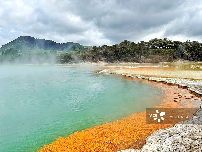 新西兰罗托鲁瓦地质公园图片素材