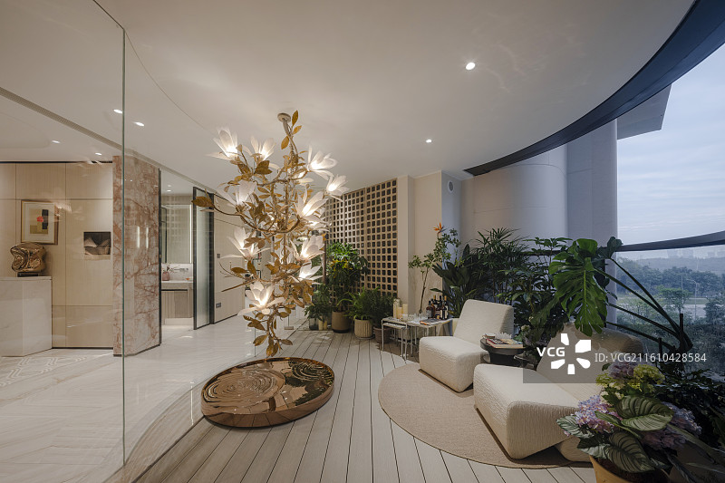 高档住宅内部空间图片素材