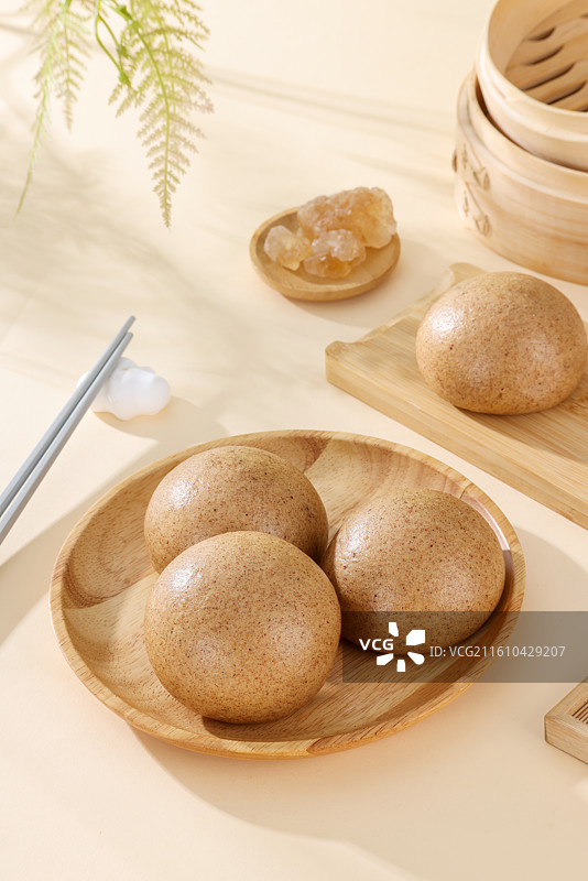 全麦馒头图片素材