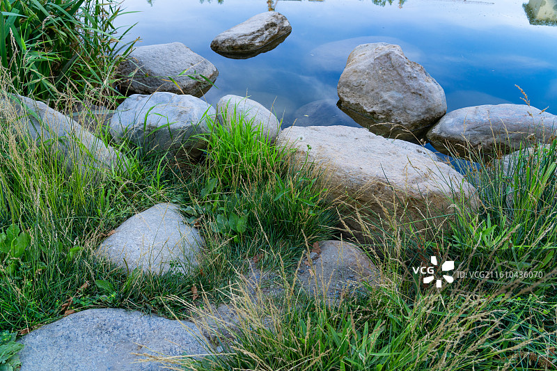 新疆阿克苏 多浪河 城市风光图片素材
