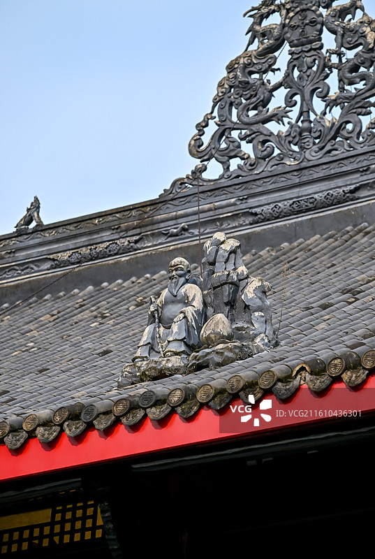 四川省成都市锦江区成都太古里古大圣慈寺图片素材