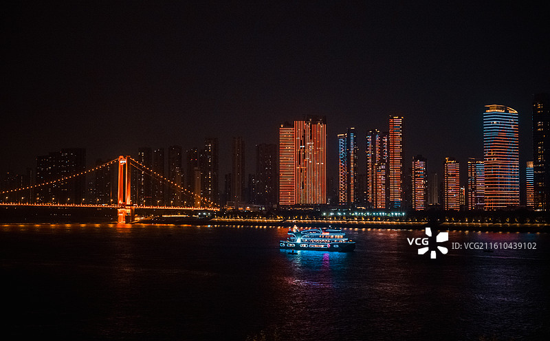 武汉扫街-黎黄陂路-黄鹤楼-武汉长江大桥图片素材