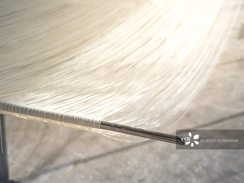 晾晒中的面线图片素材