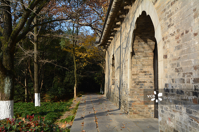 南京灵谷寺景区无梁殿图片素材