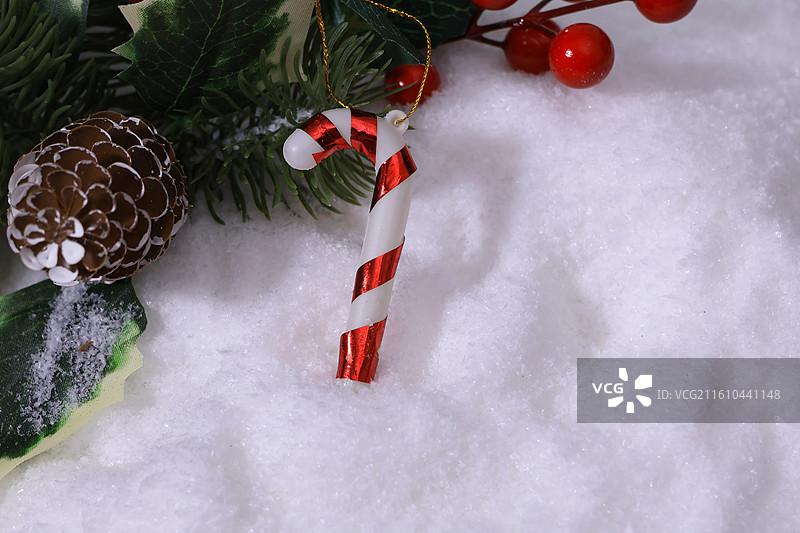 圣诞风主题雪景桌搭装饰摆件图片素材