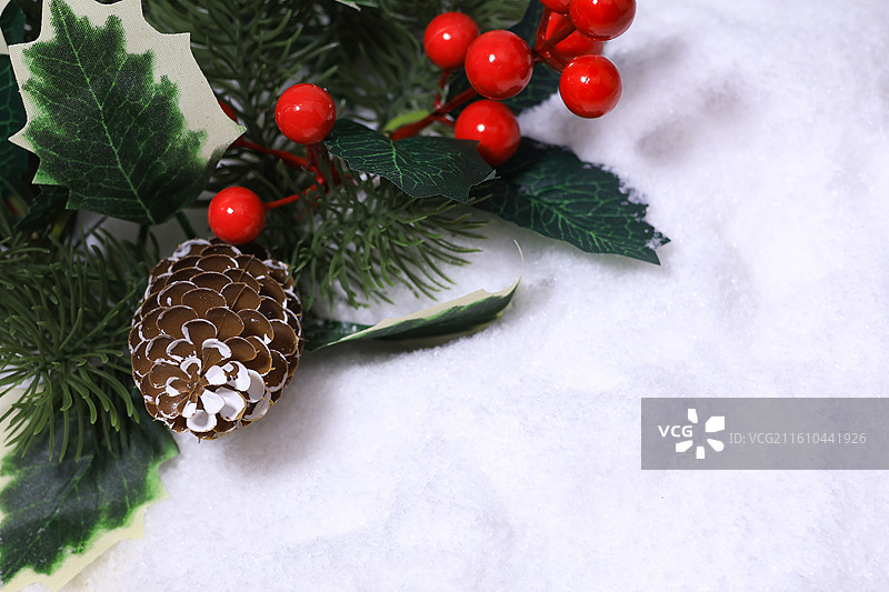 圣诞风主题雪景桌搭装饰摆件图片素材