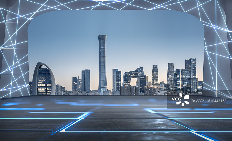 城市天际线建筑经济商务金融区,北京国贸地标建筑，城市夜景，城市天际线，中信大厦，国贸CBD，智慧城市图片素材