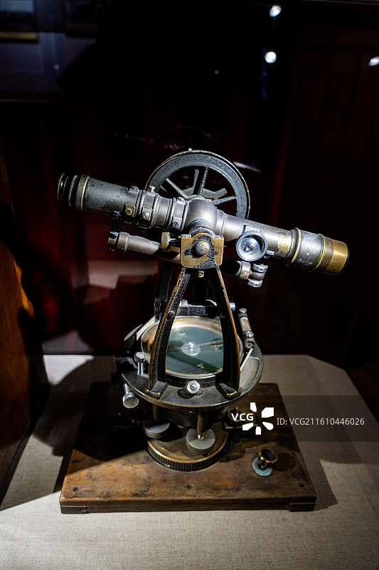 满洲里市博物馆经纬仪图片素材