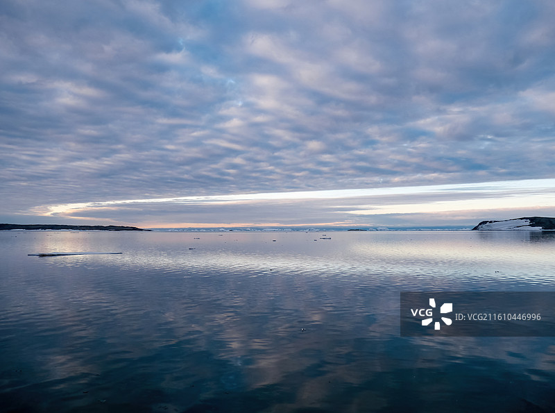南极伊丽莎白公主地，西福尔丘陵。海岸边眺望图片素材