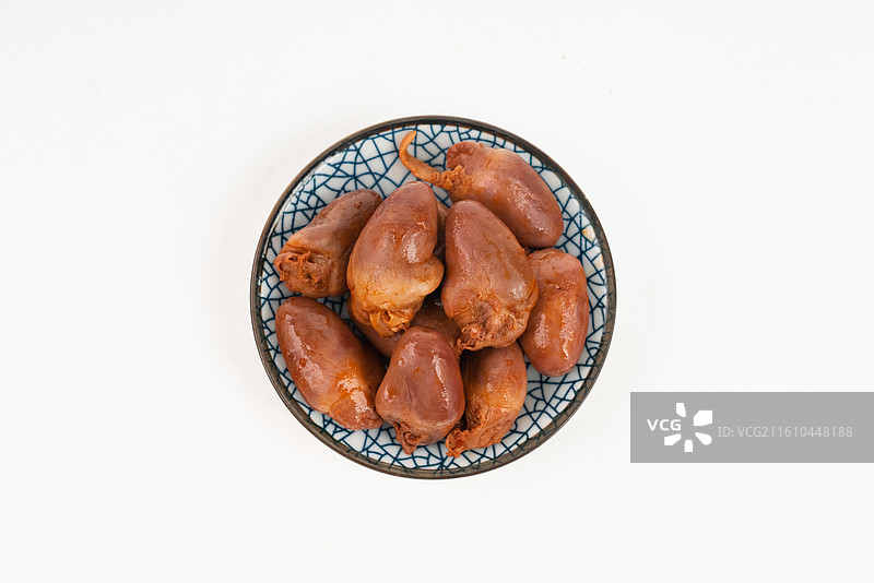 卤味鸡心图片素材