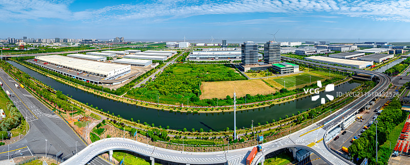 港联捷物流 洋山国际贸易中心 临港物贸园区物流仓库 洋山特殊综合保税区陆域 临港自贸区洋山特保区海关图片素材