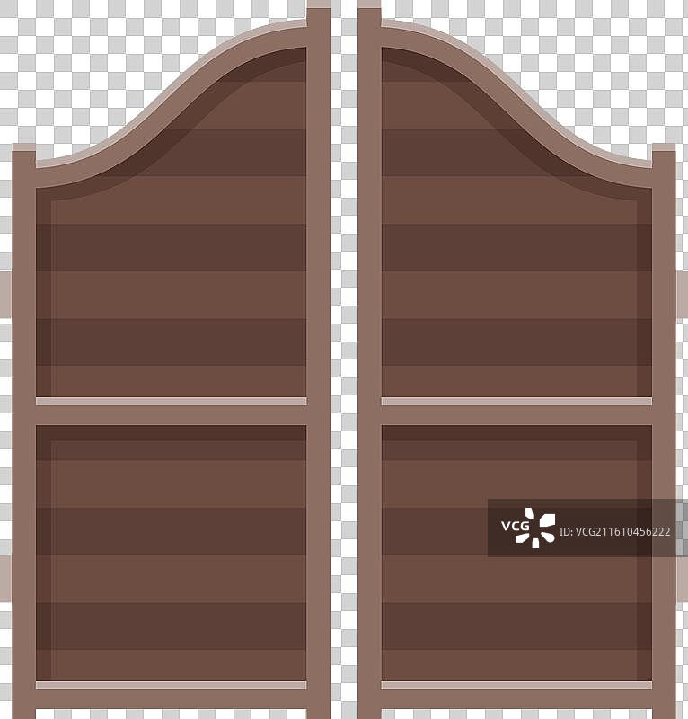 西部风格的复古木门图片素材