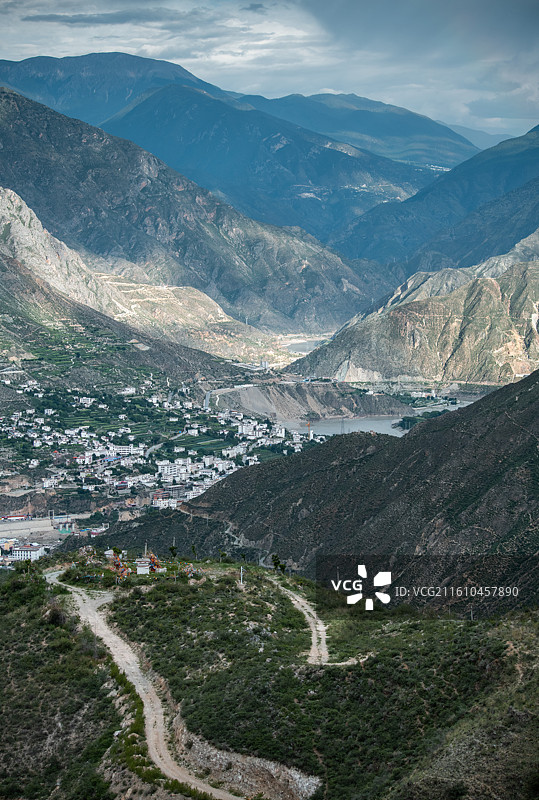 金沙江观景台金沙江大峡谷图片素材