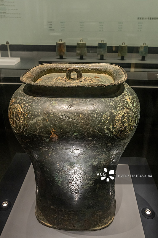 湖北省博物馆通山錞于春秋时期1986年通山太平庄出土图片素材