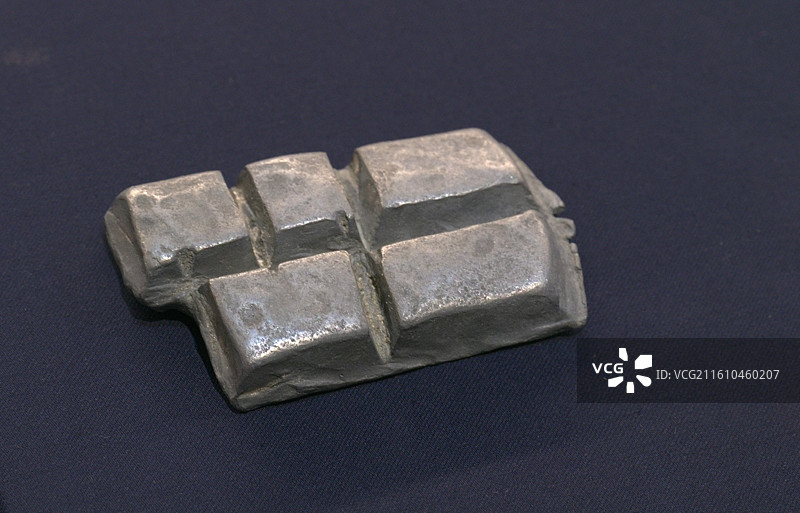 银饼_明_江南水乡博物馆_江口沉银展图片素材