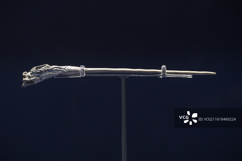 银簪_明_江南水乡博物馆_江口沉银展图片素材