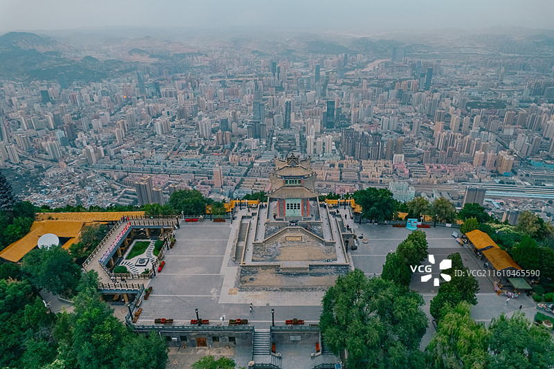 兰州兰山公园 三台阁图片素材