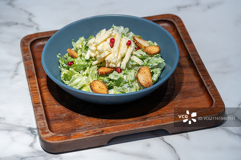 新疆特色 美食 奶皮子 沙拉 凯撒沙拉 石榴图片素材