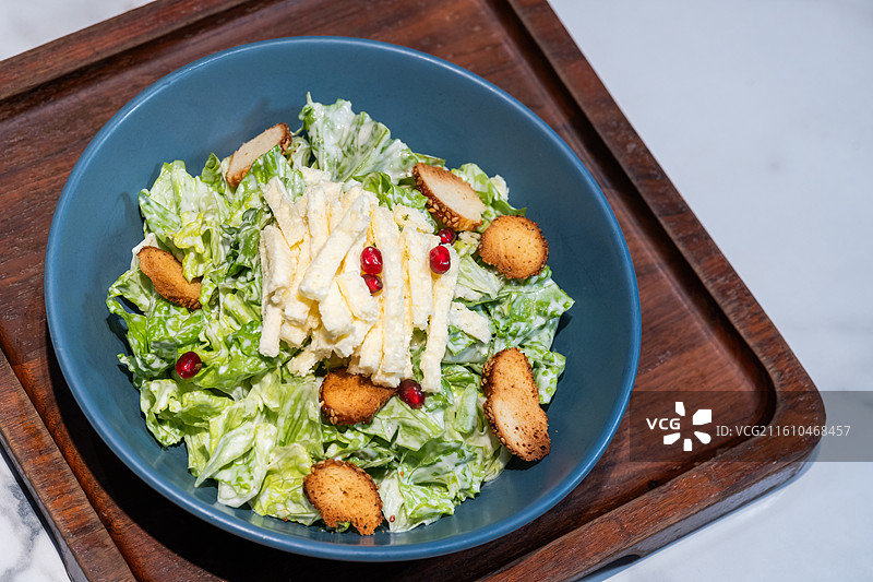 新疆特色 美食 奶皮子 沙拉 凯撒沙拉 石榴图片素材