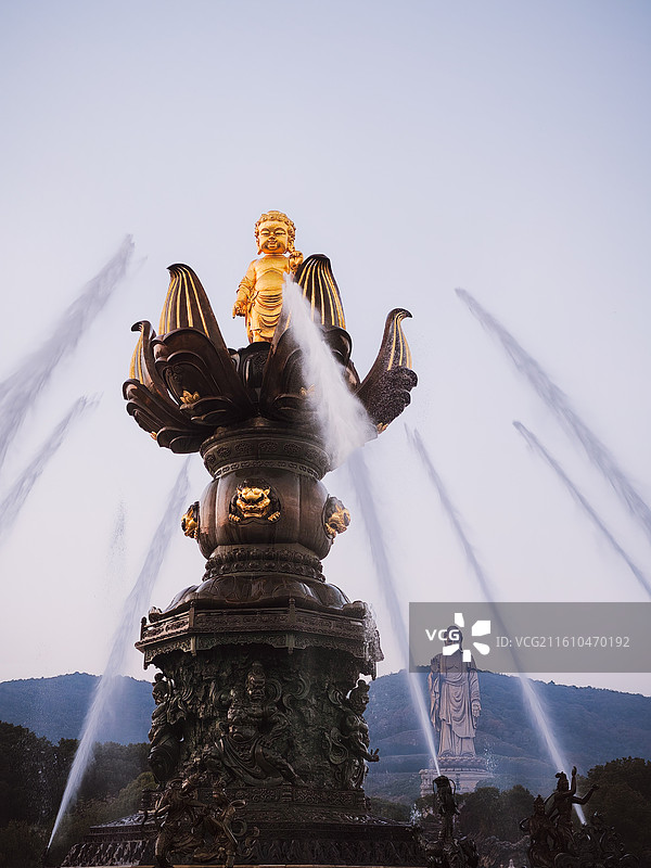 九龙灌浴_摄于灵山圣境图片素材
