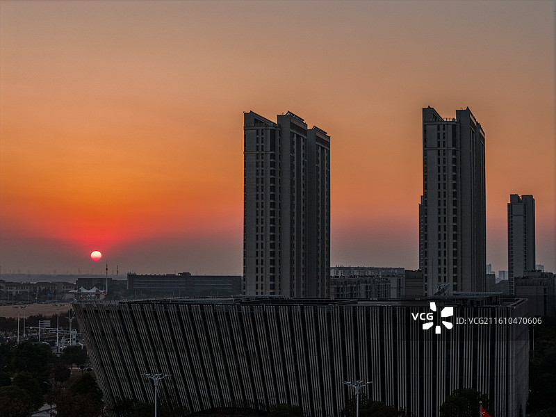 航拍江苏省常州市金坛区风光图片素材