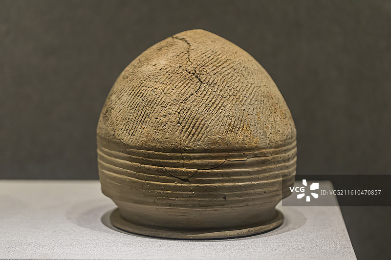 陶釜 战国中期 行唐博物馆图片素材