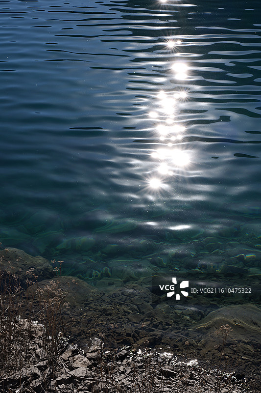 冬日九寨沟景区长海图片素材