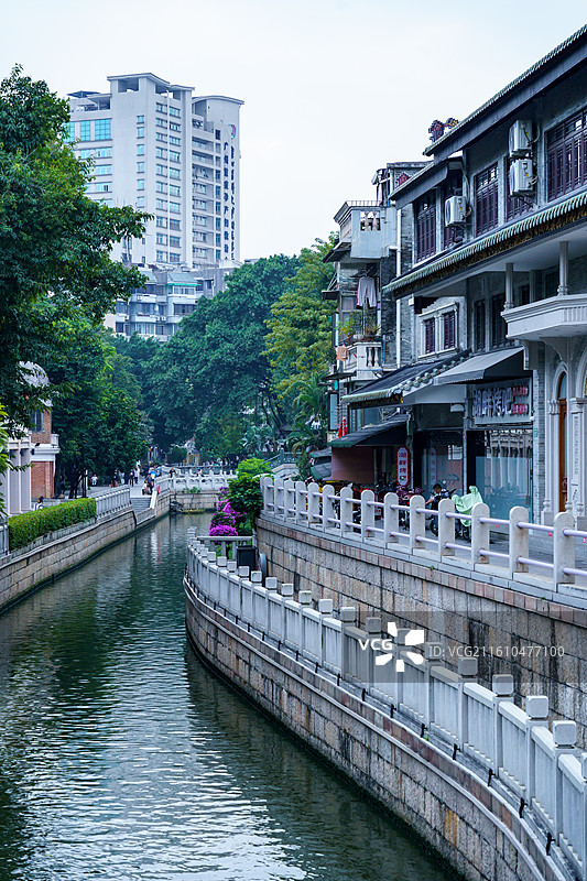 广州荔枝湾景区，，广州西关风情图片素材