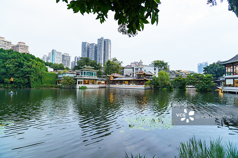 广州荔枝湾景区，，广州西关风情图片素材