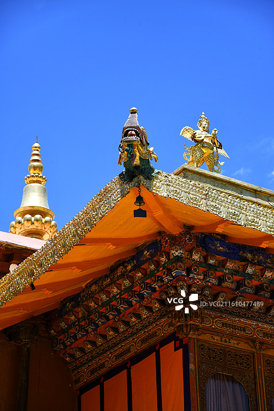 拉萨罗布林卡 达旦明久颇章图片素材