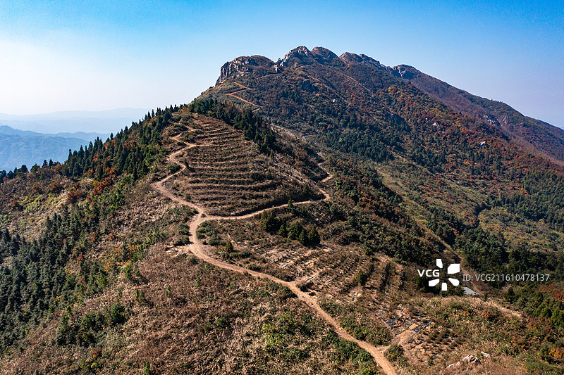 航拍湖南衡阳祁东大云山风光图片素材