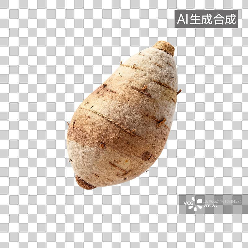 【AI数字艺术】手工毛毡芋头图片素材