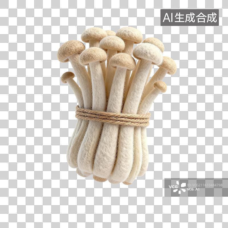 【AI数字艺术】毛毡金针菇图片素材