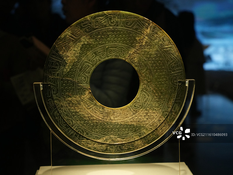 山东博物馆鲁国大玉璧图片素材