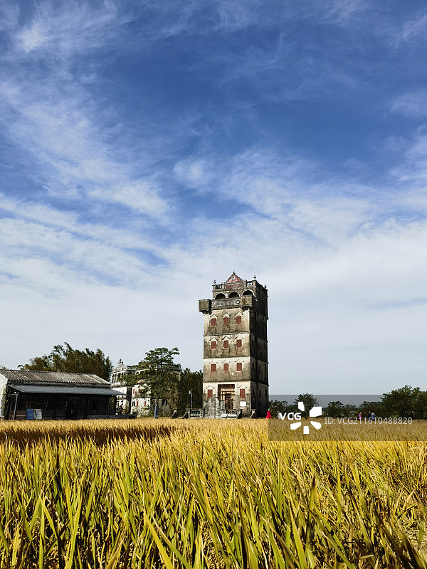 开平自力村碉楼图片素材